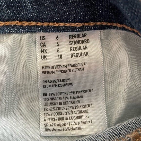 American Eagle Blue Jeans Size 6 - Picture 3 of 4